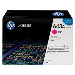 HP 643A (Q5953A) Magenta LaserJet Toner Cartridge for HP Color LaserJet 4700