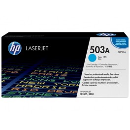 HP 503A (Q7581A) Cyan LaserJet Toner Cartridge for HP Color LaserJet CP3505, 3800