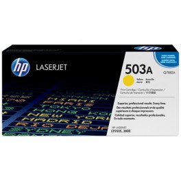 HP 503A (Q7582A) Yellow LaserJet Toner Cartridge for HP Color LaserJet CP3505, 3800