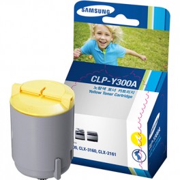 Samsung CLP-Y300A Yellow toner cartridge for Samsung CLP-300, CLX-2160N, CLX-3160FN Color laser printers
