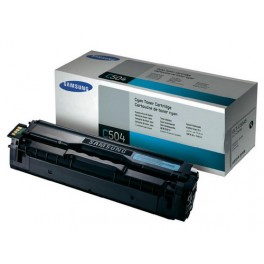 Samsung CLT-C504S Cyan toner cartridge for Samsung  CLP-415N/NW, CLX-4195N/FN/FW Color laser printers