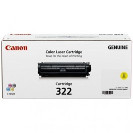 Canon Cartridge 322Y Yellow Toner Cartridge is used for Canon LBP-9100C Color Laser Printer