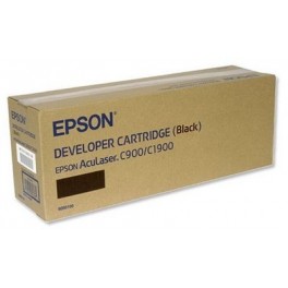 Epson S050100 Black Developer Cartridge Laser Toner Cartridge for Epson Aculaser C900 / C1900 Color Laser Printers
