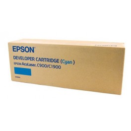 Epson S050157 Cyan Developer Cartridge Laser Toner Cartridge for Epson Aculaser C900 / C1900 Color Laser Printers