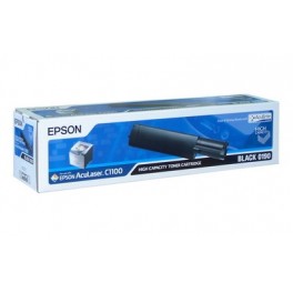 Epson S050190 Black Toner Cartridge for Epson Aculaser C1100 / C1100N Color Laser Printers