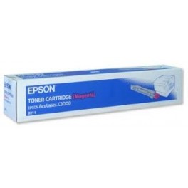 Epson S050211 Magenta Toner Cartridge for Epson Aculaser C3000N Color Laser Printer