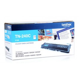 Brother TN-240C Cyan Toner Cartridge for Brother DCP-9010CN / HL-3040CN / HL-3070CW Color Laser Printers