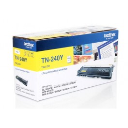 Brother TN-240Y Yellow Toner Cartridge for Brother DCP-9010CN / HL-3040CN / HL-3070CW Color Laser Printers