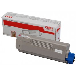 OKI TN-C610-C (6K) Cyan Toner Cartridge for OKI C610 Color Laser Printers