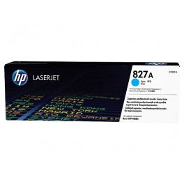 HP 827A (CF301A) Cyan Original LaserJet Toner Cartridge for HP Color LaserJet Enterprise flow MFP M880z