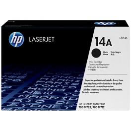 HP 14A (CF214A) Black Original LaserJet Toner Cartridge for HP LaserJet Enterprise M712dn / MFP M725dn