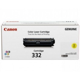 Canon 332Y Genuine Yellow Toner Cartridge for Canon imageCLASS LBP7780Cx